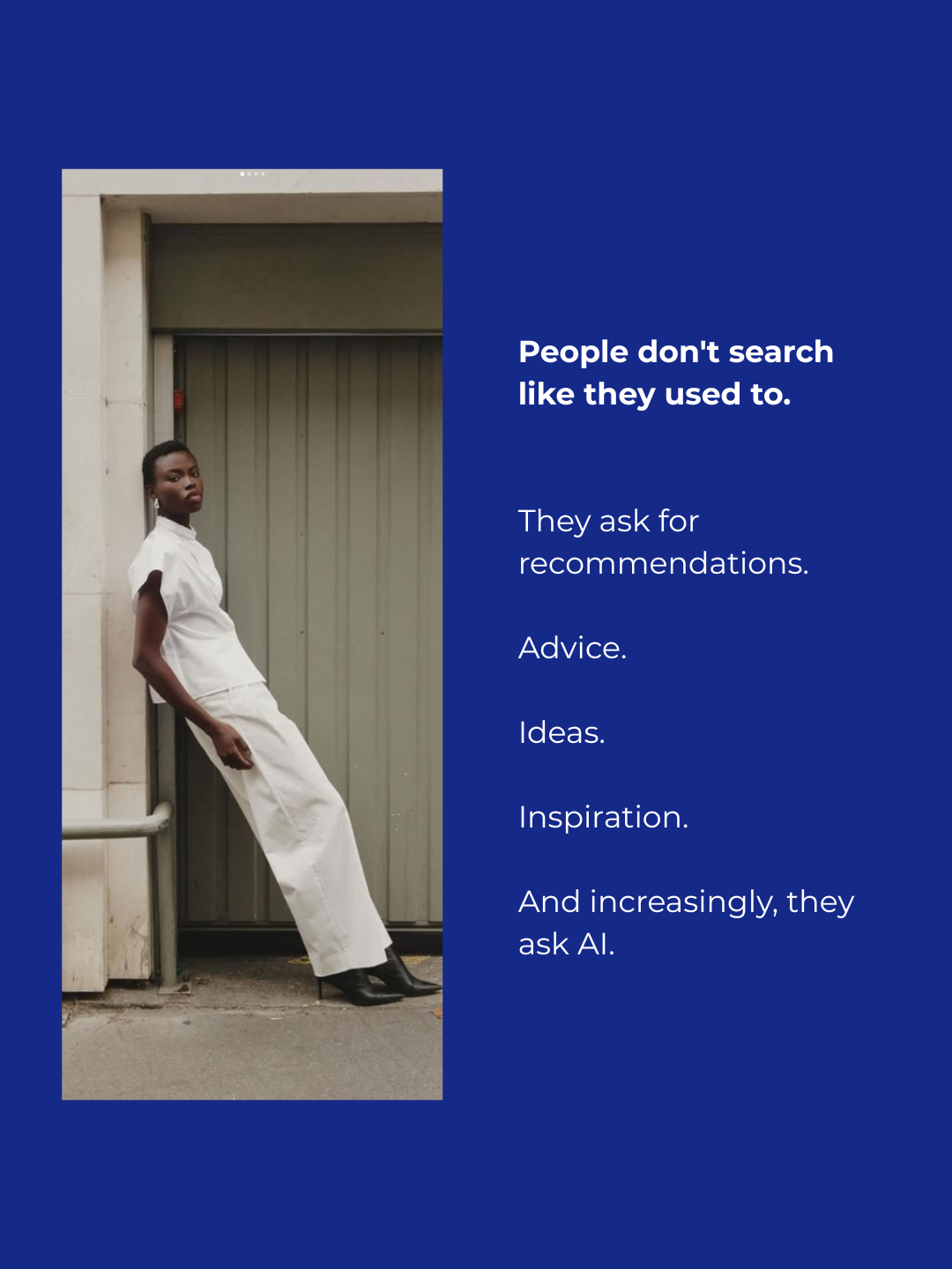 Veristyle AI helps fashion brands answer the styling questions that come after the sale, so shoppers building an outfit stay in the same store instead of finishing it somewhere else.